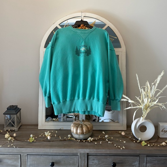 American Eagle Women’s Graphic Crew Neck Sweatshirt Size XS - Picture 3 of 6